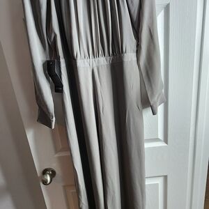 bebe Long Sleeve Gray Dress